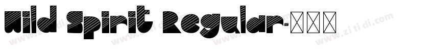 Wild Spirit Regular字体转换